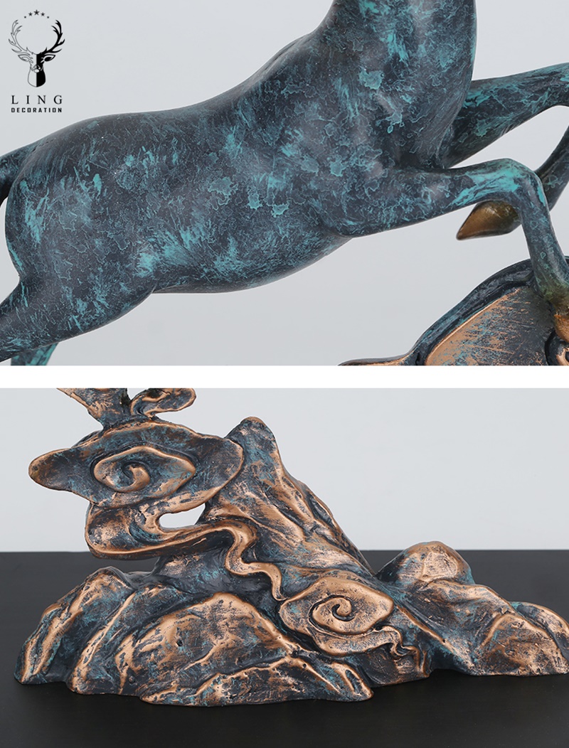 Hươu đồng trên núi(LD12)lingdecor-ảnh 3