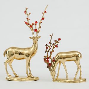 Đôi hươu đồng mạ vàng(LD47)
