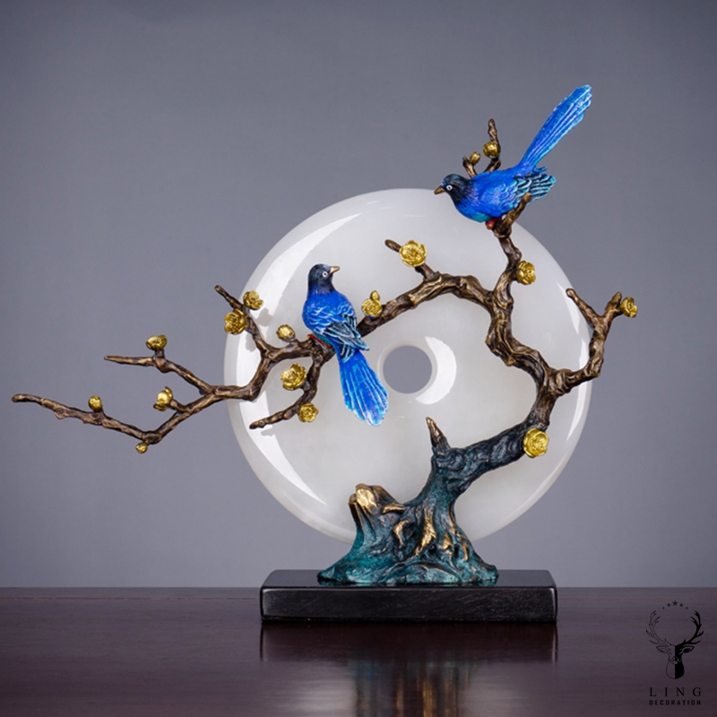 Đôi chim uyên ương(LD76)lingdecor
