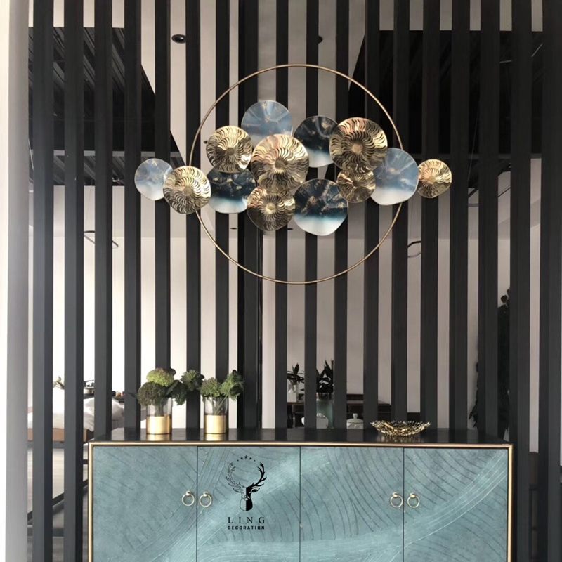 Bộ sen tròn treo tường(LDT43)lingdecor