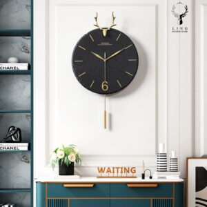 Đồng hồ quả lắc mặt đá(LDH48)
