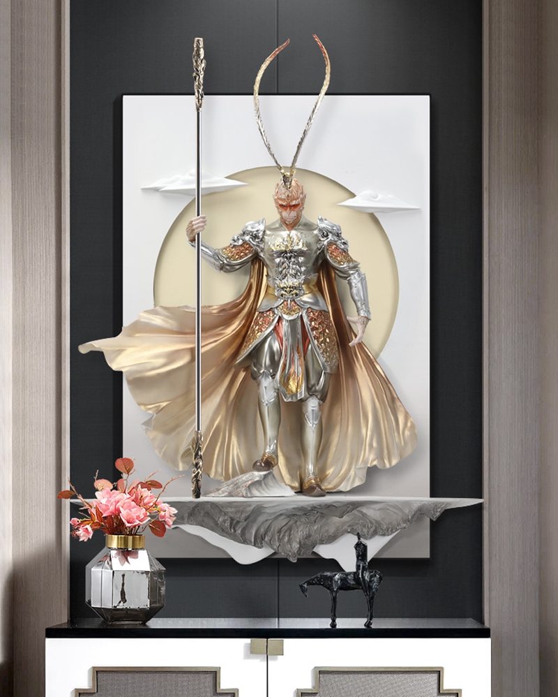 Tranh tường 3 chiều Tề Thiên Đại Thánh(LDT63)lingdecor3