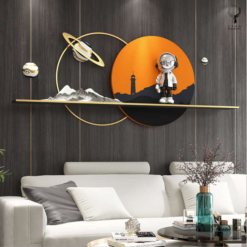 Phi hành gia treo tường 3 chiều(LDT67)lingdecor