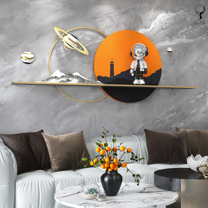 Phi hành gia treo tường 3 chiều(LDT67)lingdecor3
