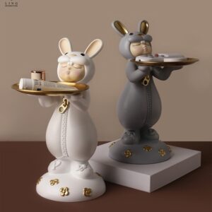 Cô bé thỏ đỡ khay(LDB224)