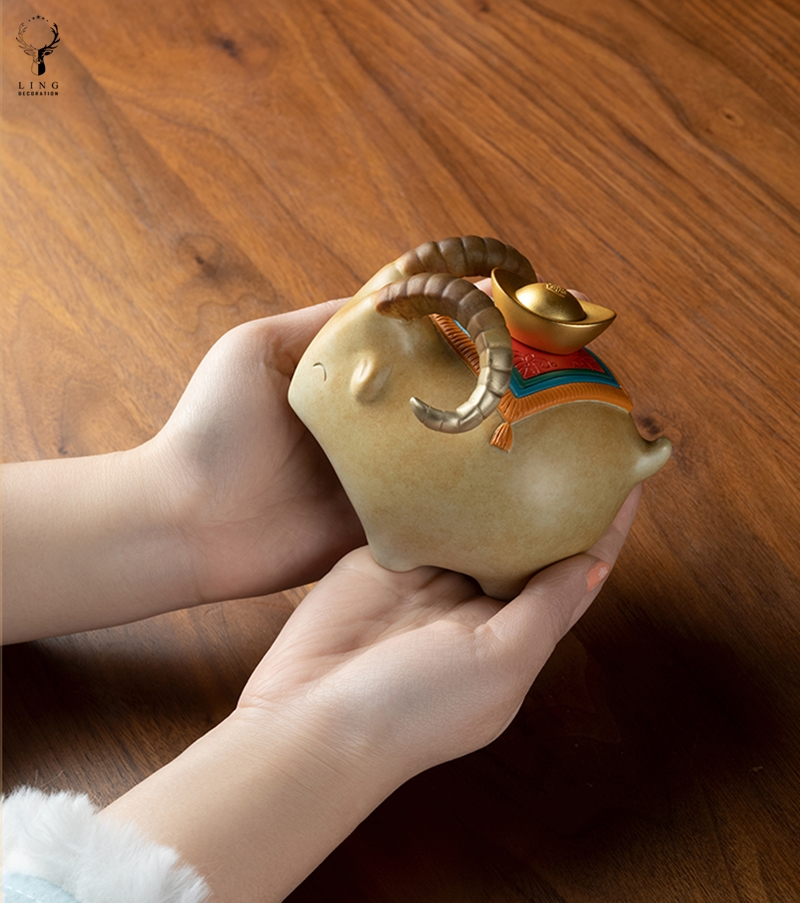 Cừu tài lộc(LD163)lingdecor1
