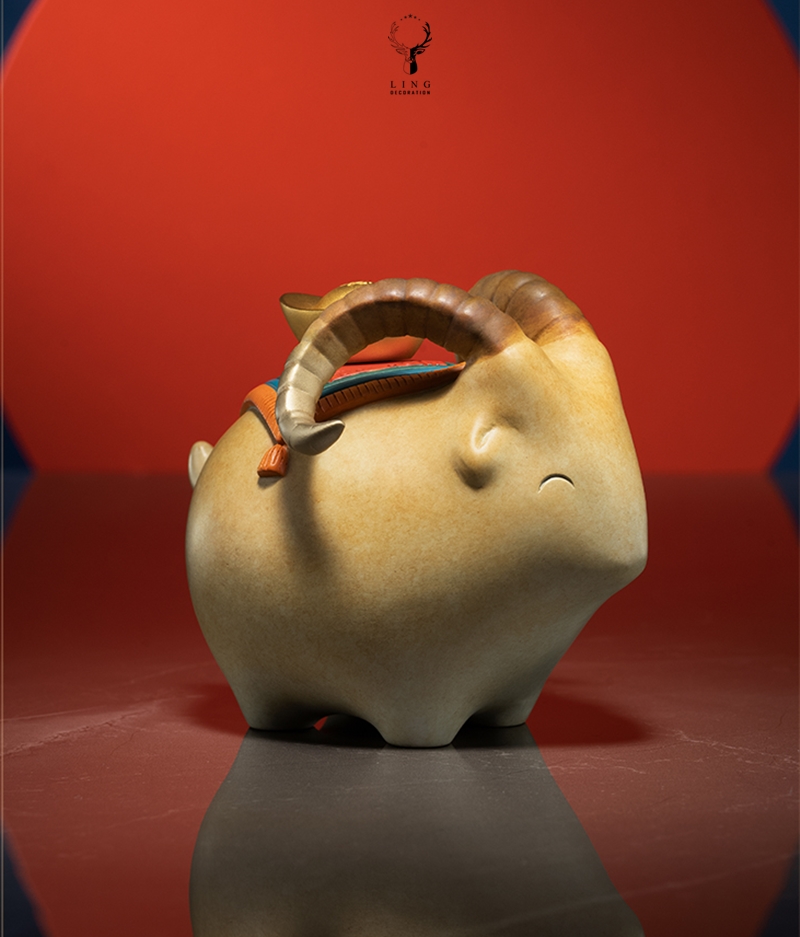 Cừu tài lộc(LD163)lingdecor5