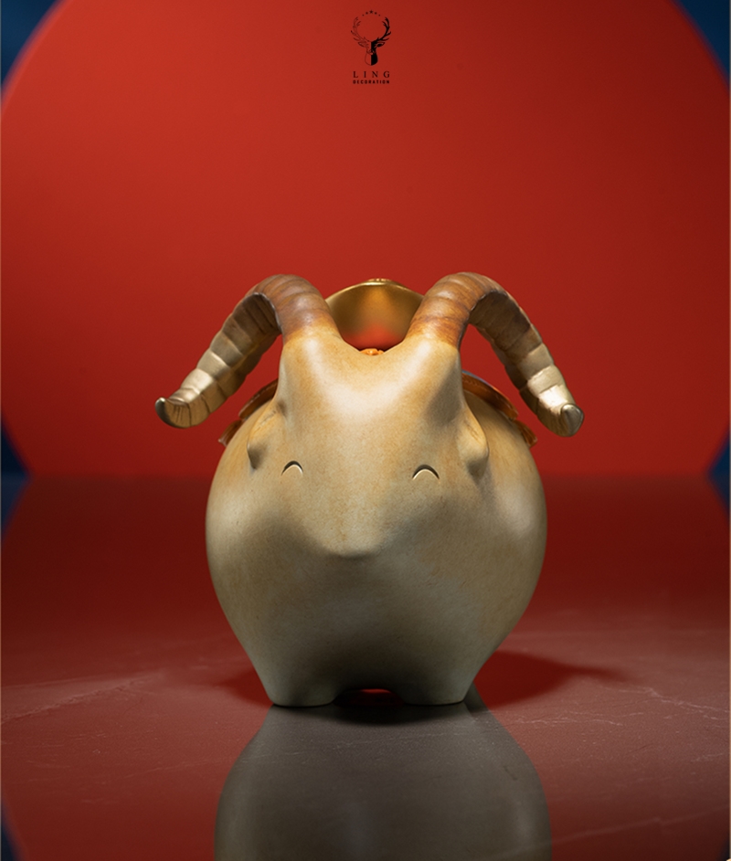 Cừu tài lộc(LD163)lingdecor6