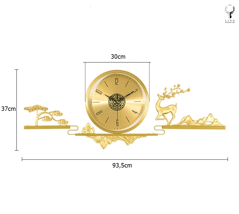 Đồng hồ treo tường(LDH110)lingdecor3