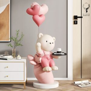 Gấu cầm trái tim(LDB272)