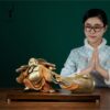 Phật Di Lặc kéo tiền vàng(LD165)