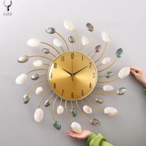 Đồng hồ treo tường khảm trai(LDH123)