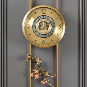 đồng hồ uyên ương hồ lô(LDH173)lingdecor