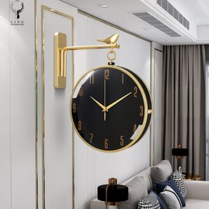 Đồng hồ 2 mặt con chim(LDH165)lingdecor