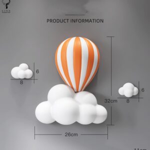 Tranh khinh khí cầu treo tường(LDT122)lingdecor