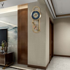 đồng hồ uyên ương hồ lô(LDH173)lingdecor