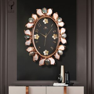 Đồng hồ khảm trai vỏ sò cao cấp(LDH160)lingdecor