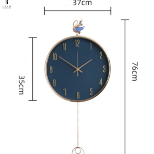 Đồng hồ quả lắc thiên nga(LDH168)lingdecor