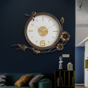 Đồng hồ đầm sen cá đồng(LDH170)lingdecor