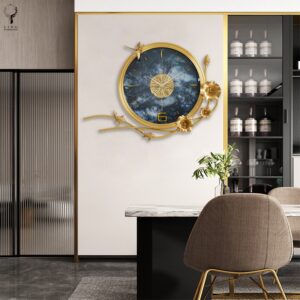 Đồng hồ đầm sen cá đồng(LDH170)lingdecor