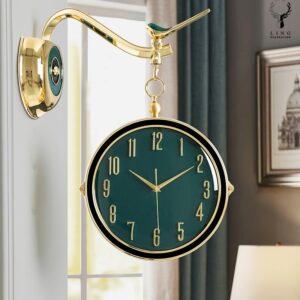 Đồng hồ 2 mặt con chim(LDH157)lingdecor