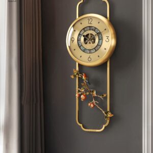 đồng hồ uyên ương hồ lô(LDH173)lingdecor