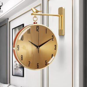 Đồng hồ 2 mặt con chim(LDH165)lingdecor