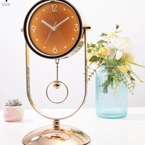 Đồng hồ để bàn quả lắc(LDHB15)lingdecor