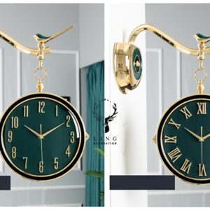 Đồng hồ 2 mặt con chim(LDH157)lingdecor