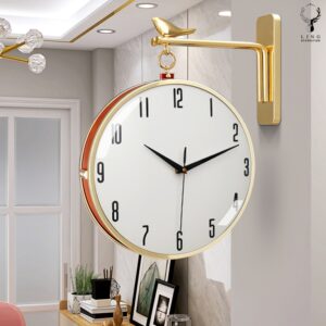 Đồng hồ 2 mặt con chim(LDH165)lingdecor