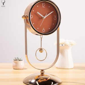 Đồng hồ để bàn quả lắc(LDHB15)lingdecor