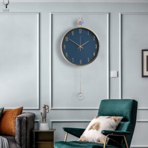 Đồng hồ quả lắc thiên nga(LDH168)lingdecor