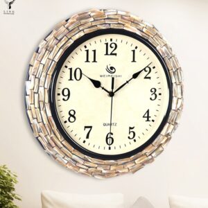 Đồng hồ xà cừ(LDH162)lingdecor