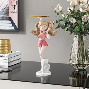 cô gái đỡ khay(LDB313)lingdecor