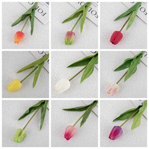 hoa tulip lụa (LHL01)lingdecor