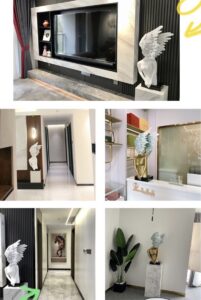 nữ thần lông vũ(LDB305)lingdecor
