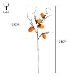 Cành hồng trang trí(LHL07)lingdecor