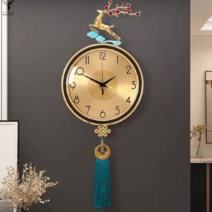 Đồng hồ hươu đồng(LDH175)lingdecor
