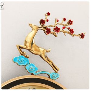 Đồng hồ hươu đồng(LDH175)lingdecor
