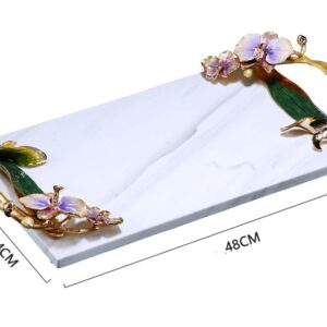 Khay trang trí hoa cao cấp(LKT05)lingdecor