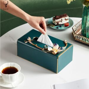 Hộp khăn giấy cao cấp (LDB320)lingdecor