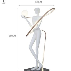 Đèn sàn nữ thần trang trí(LLT22)lingdecor