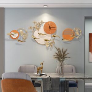 Đồng hồ cá cam(LDH204)lingdecor