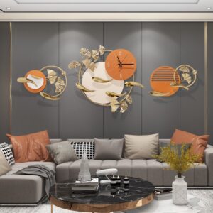 Đồng hồ cá cam(LDH204)lingdecor