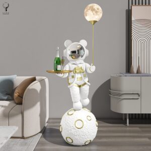 Phi hành gia đỡ khay kèm loa Bluetooth(LDB328)lingdecor