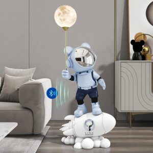 Phi hành gia Gấu kèm loa Bluetooth(LDB326)lingdecor