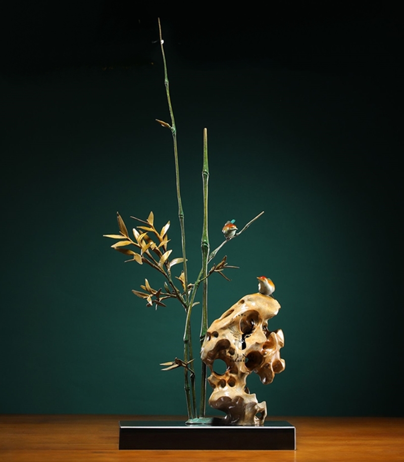 Đôi chim uyên ương trên cành trúc(LD198)lingdecor!!3998388922 Đôi chim uyên ương trên cành trúc(LD198)lingdecor