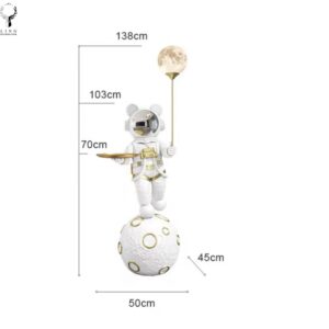 Phi hành gia đỡ khay kèm loa Bluetooth(LDB328)lingdecor