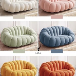 Bộ ghế Sofa Bí Ngô(LSF01)lingdecor