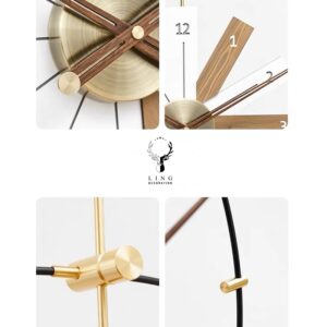 Đồng hồ tối giản Bắc Âu(LDH207)lingdecor